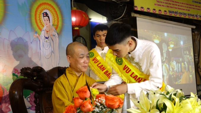 Đại lễ Vu Lan Báo Hiếu và dâng y ca sa PL2566 tại chùa Tương Mai
